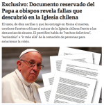 Documento del Papa a los obispos Chilenos